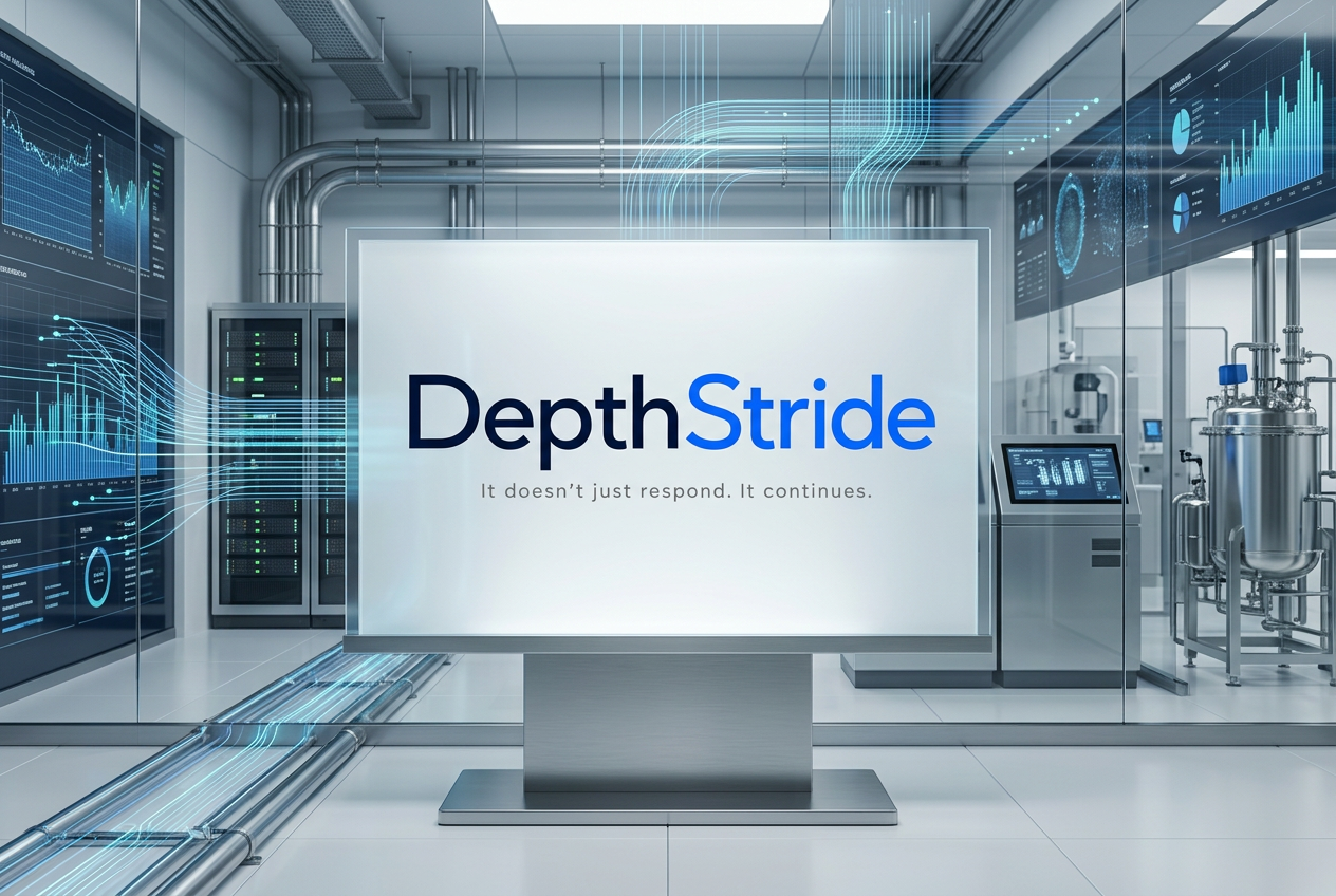Depth Stride artificial intelligence platform in an advanced industrial technology environment